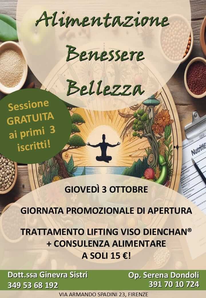 3 Ottobre 2024: Alimentazione Benessere Bellezza - Ginevra Sistri & Serena Dondoli